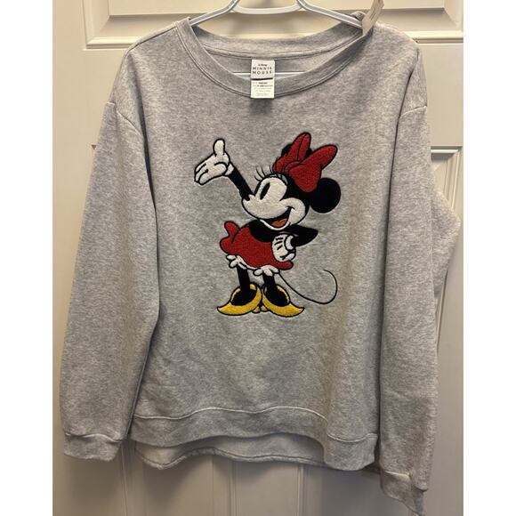 Tops - Minnie Mouse Disney Authentic Sweatshirt Women’s Embroidered Soft New With Tag.